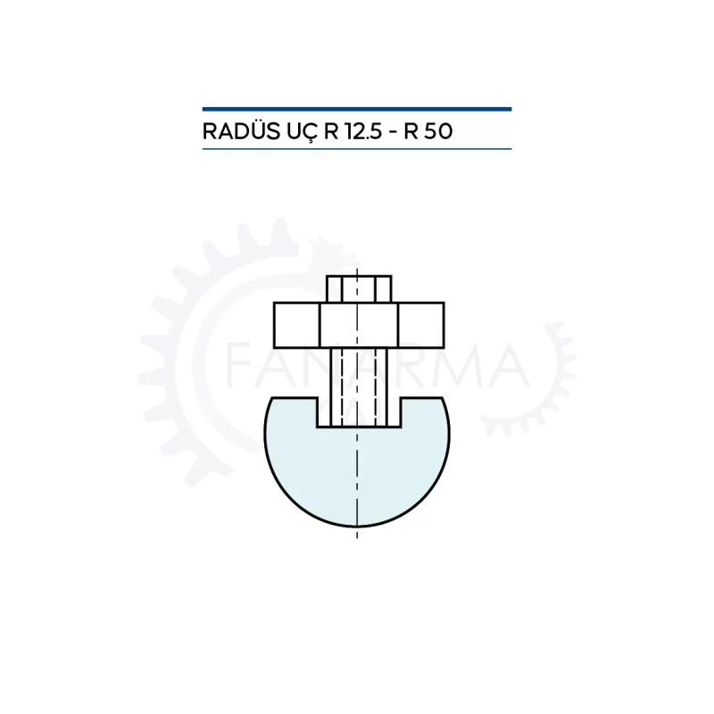 RADÜS UÇ R12.5 - R50